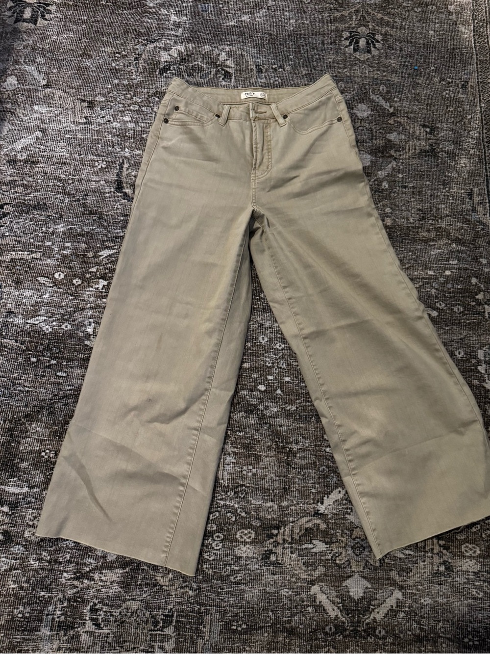 OAT cropped Wide-Leg pants